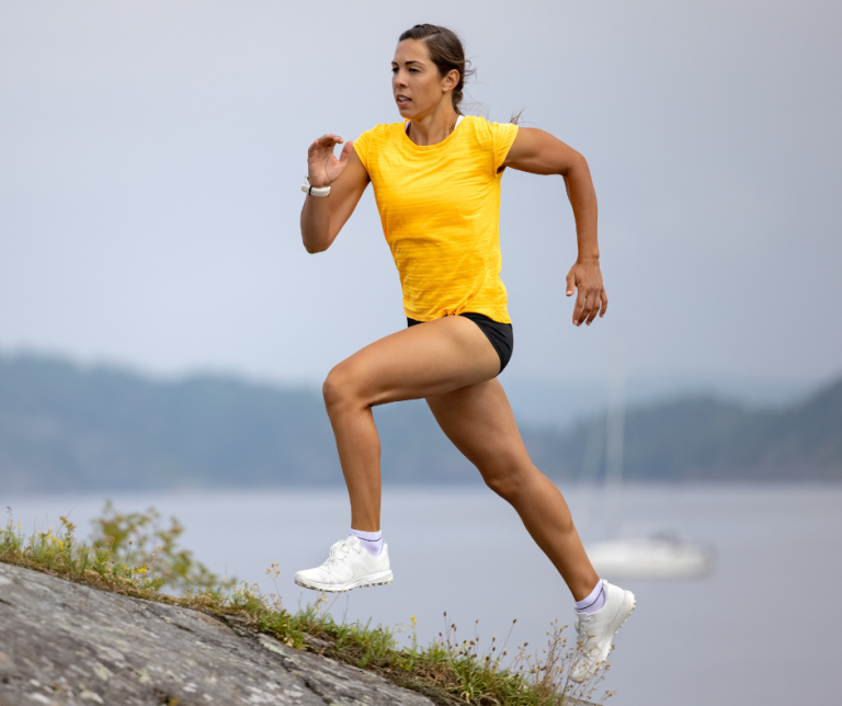 woman running